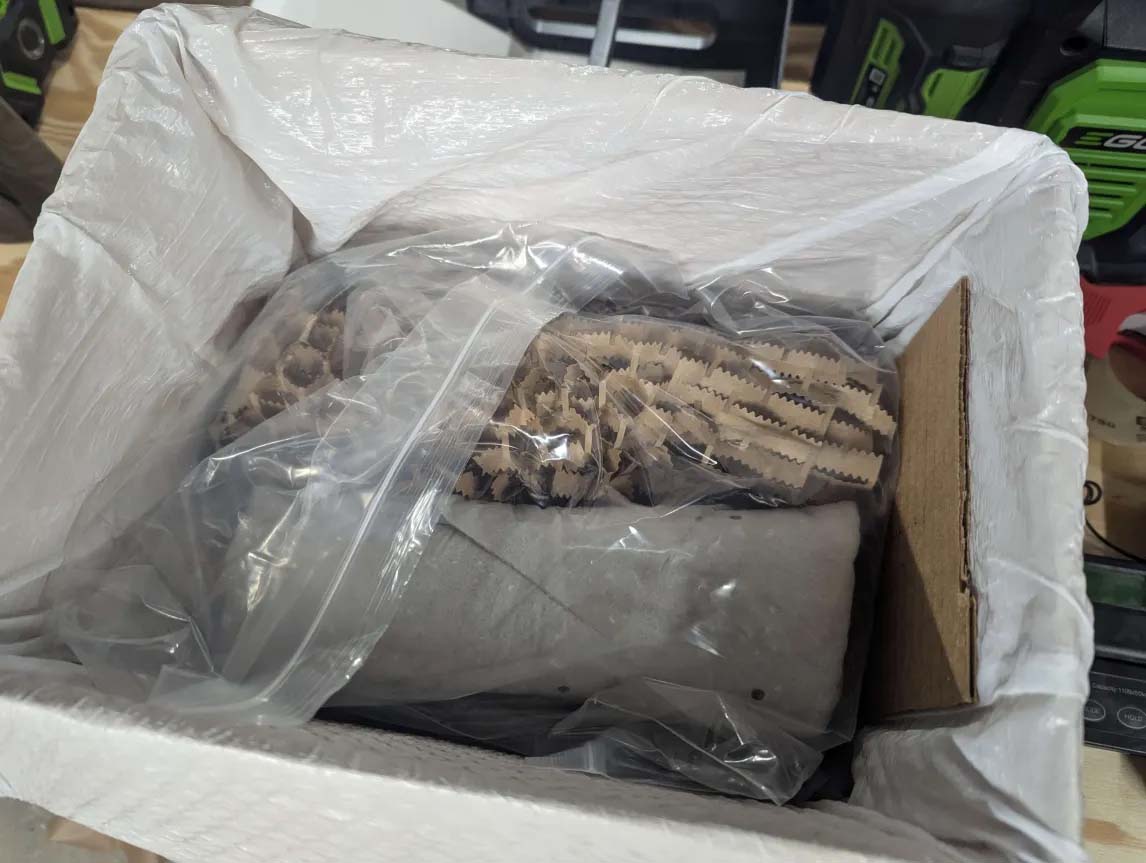 Box nearly packed