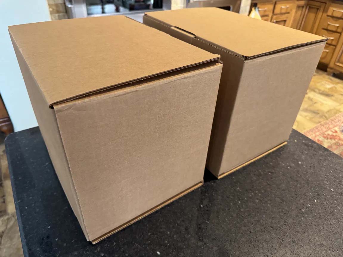 Box ready to tape and label